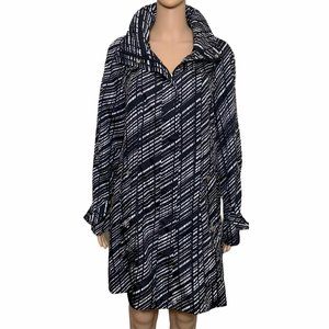 calvin klein jacket long sleeve black white